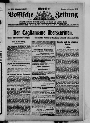 Vossische Zeitung vom 05.11.1917