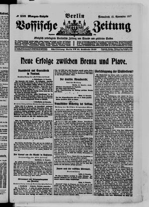 Vossische Zeitung vom 17.11.1917