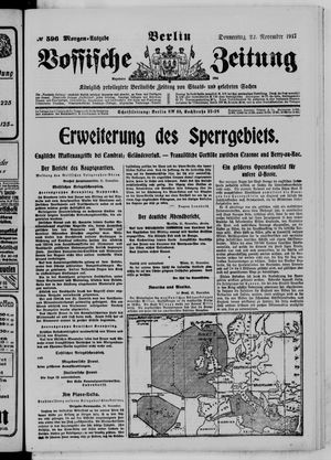 Vossische Zeitung vom 22.11.1917