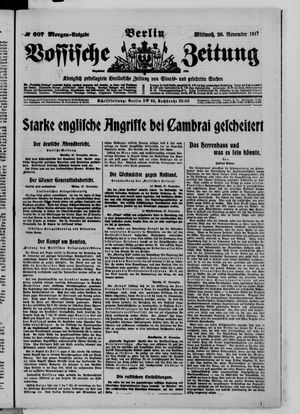 Vossische Zeitung vom 28.11.1917