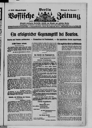 Vossische Zeitung vom 28.11.1917