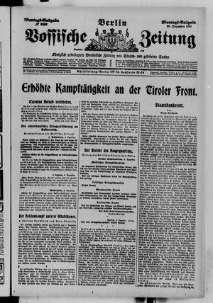 Vossische Zeitung vom 10.12.1917