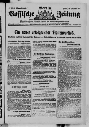Vossische Zeitung vom 14.12.1917