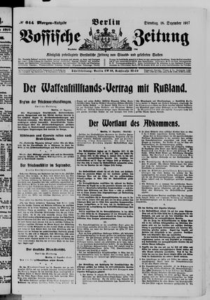 Vossische Zeitung vom 18.12.1917