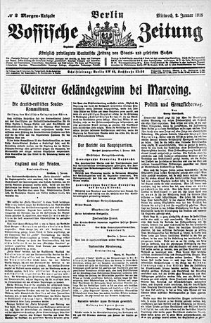 Vossische Zeitung on Jan 2, 1918