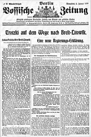 Vossische Zeitung vom 05.01.1918