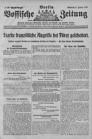 Vossische Zeitung vom 09.01.1918