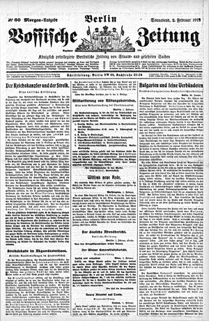 Vossische Zeitung on Feb 2, 1918