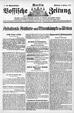 Vossische Zeitung vom 06.02.1918