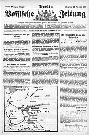 Vossische Zeitung vom 12.02.1918