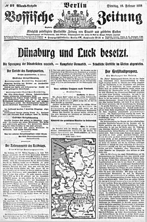 Vossische Zeitung vom 19.02.1918