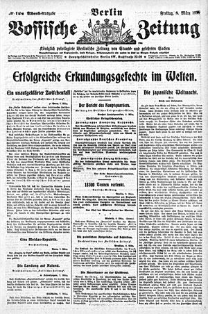 Vossische Zeitung vom 08.03.1918