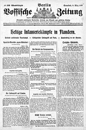 Vossische Zeitung vom 09.03.1918