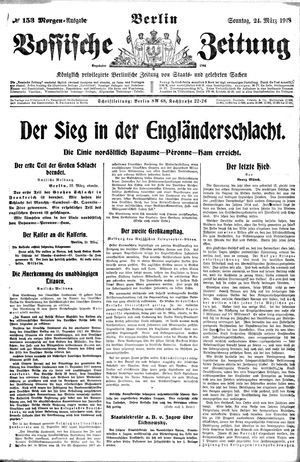 Vossische Zeitung on Mar 24, 1918