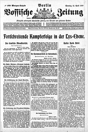 Vossische Zeitung vom 14.04.1918