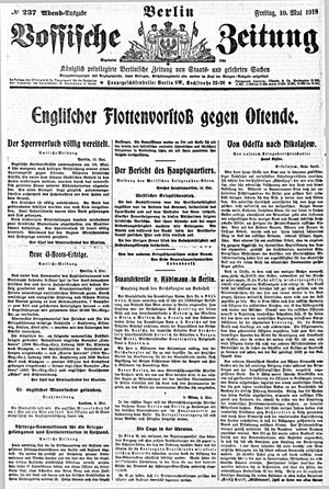 Vossische Zeitung vom 10.05.1918