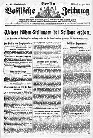 Vossische Zeitung vom 05.06.1918