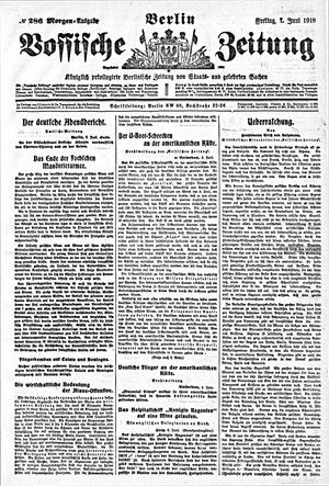 Vossische Zeitung vom 07.06.1918