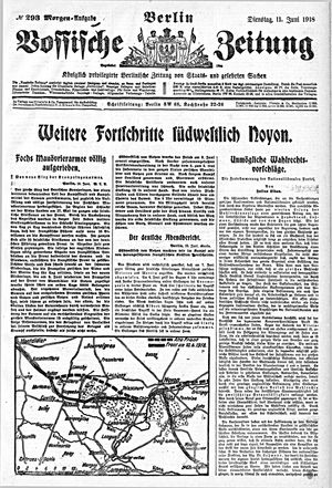 Vossische Zeitung vom 11.06.1918