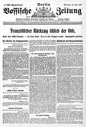 Vossische Zeitung vom 12.06.1918
