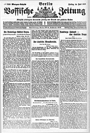Vossische Zeitung vom 14.06.1918