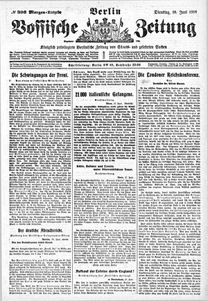 Vossische Zeitung vom 18.06.1918