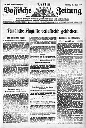 Vossische Zeitung vom 21.06.1918
