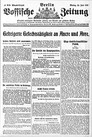 Vossische Zeitung vom 24.06.1918