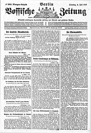 Vossische Zeitung vom 02.07.1918