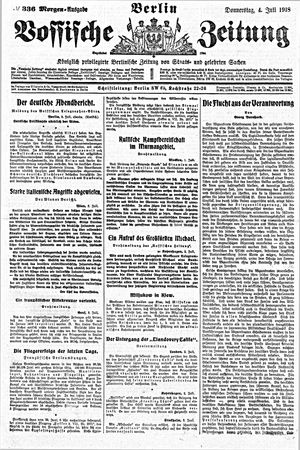 Vossische Zeitung vom 04.07.1918