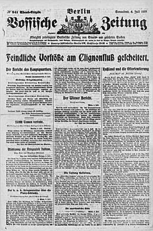 Vossische Zeitung vom 06.07.1918