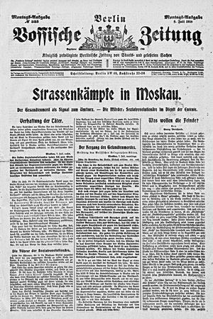 Vossische Zeitung vom 08.07.1918