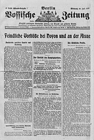Vossische Zeitung vom 10.07.1918