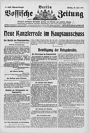 Vossische Zeitung vom 12.07.1918