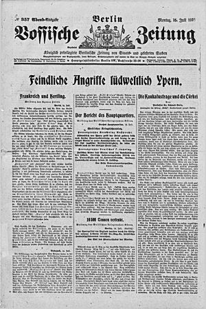Vossische Zeitung vom 15.07.1918