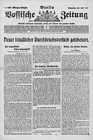 Vossische Zeitung vom 20.07.1918
