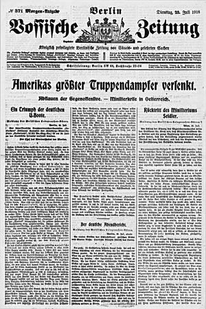 Vossische Zeitung vom 23.07.1918
