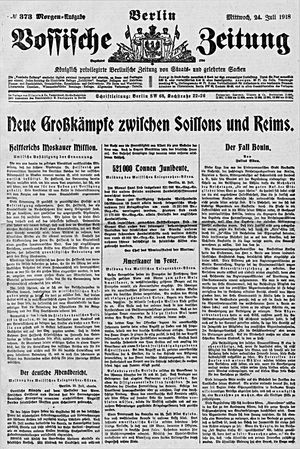 Vossische Zeitung vom 24.07.1918