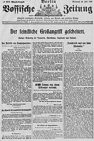 Vossische Zeitung vom 24.07.1918