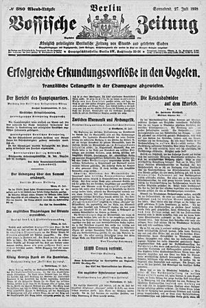 Vossische Zeitung vom 27.07.1918