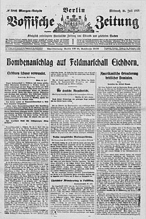 Vossische Zeitung vom 31.07.1918