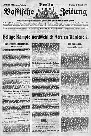 Vossische Zeitung vom 02.08.1918