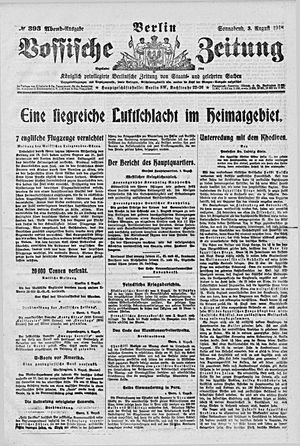 Vossische Zeitung vom 03.08.1918