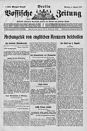 Vossische Zeitung vom 04.08.1918