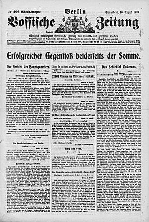 Vossische Zeitung vom 10.08.1918