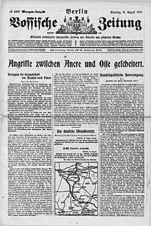 Vossische Zeitung vom 11.08.1918