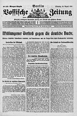 Vossische Zeitung on Aug 13, 1918