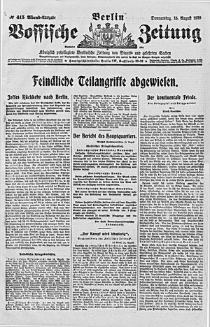 Vossische Zeitung vom 15.08.1918