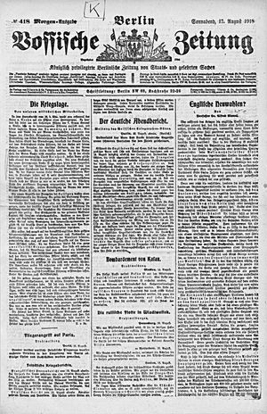 Vossische Zeitung vom 17.08.1918