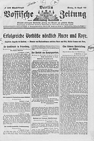 Vossische Zeitung vom 19.08.1918